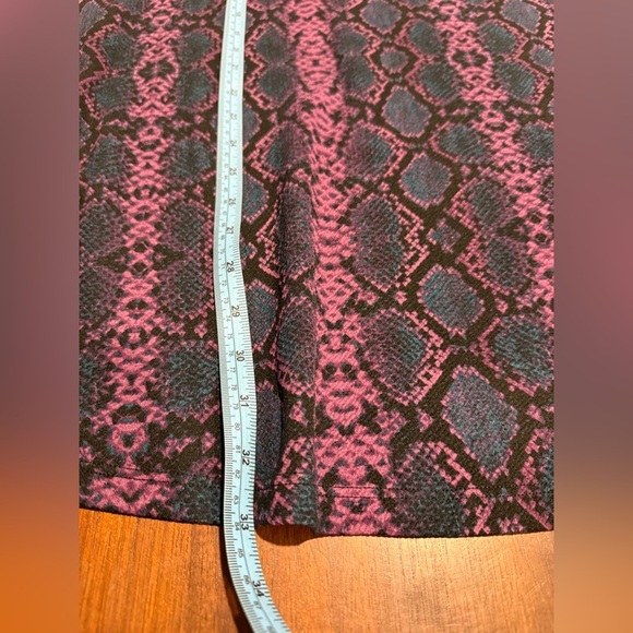 Snake Print Women's Small Mini Dress peach love Cali animal print, Y2K - Picture 9 of 12